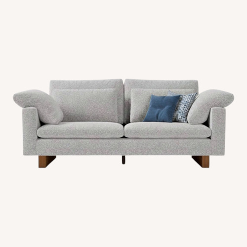 Used West Elm Harmony Light Gray 2 Seater Sofa for sale on AptDeco