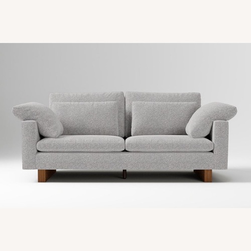 Used West Elm Harmony Light Gray 2 Seater Sofa for sale on AptDeco