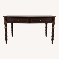 Martha Stewart by Bernhardt Dark Brown Wood Desk