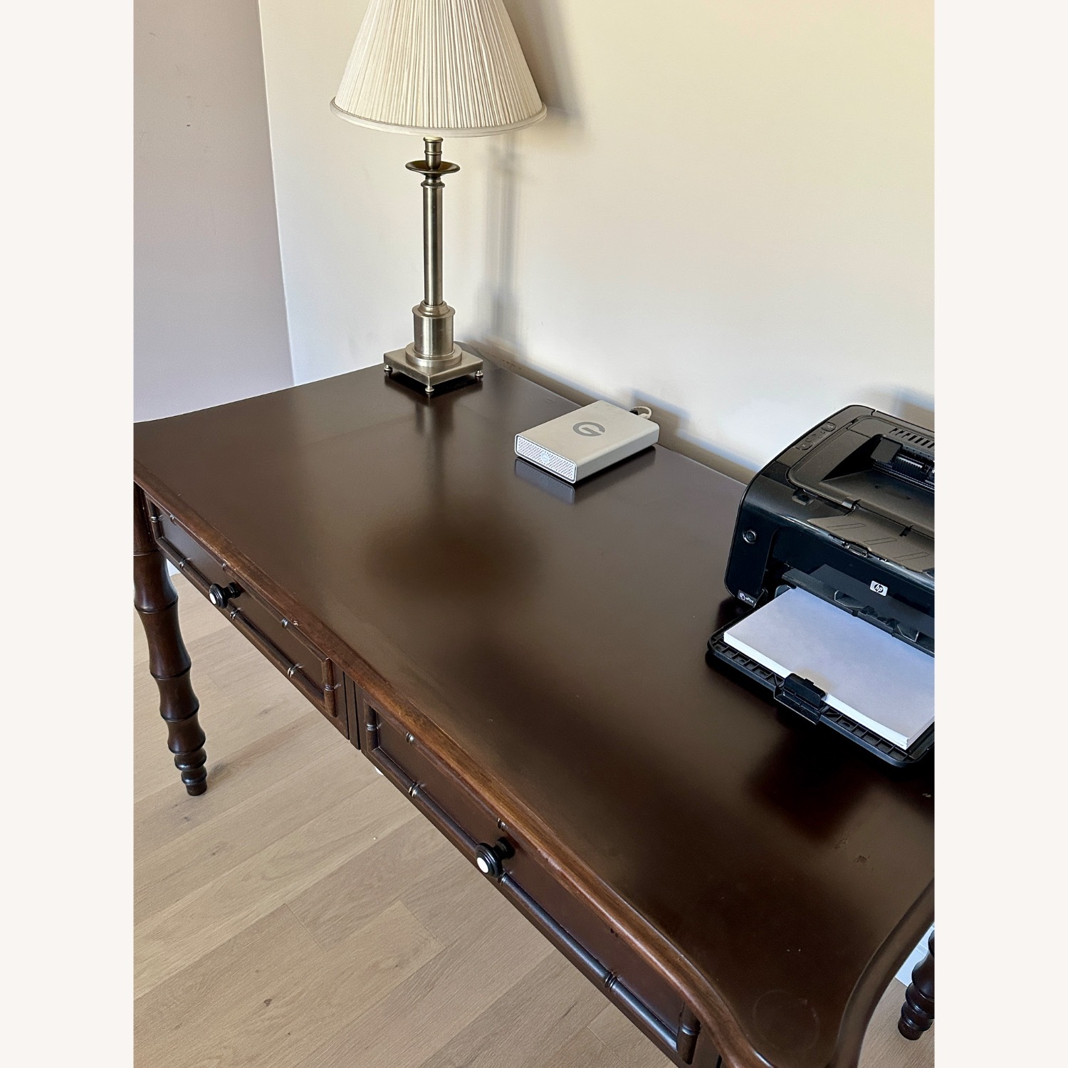 Martha Stewart by Bernhardt Dark Brown Wood Desk - image-2