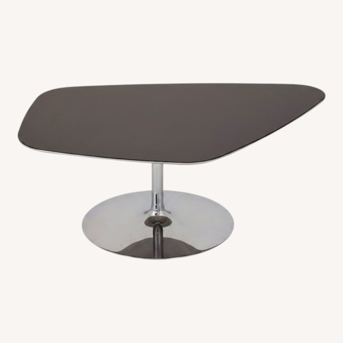 Used Flexform Dark Brown Metal Coffee Table for sale on AptDeco