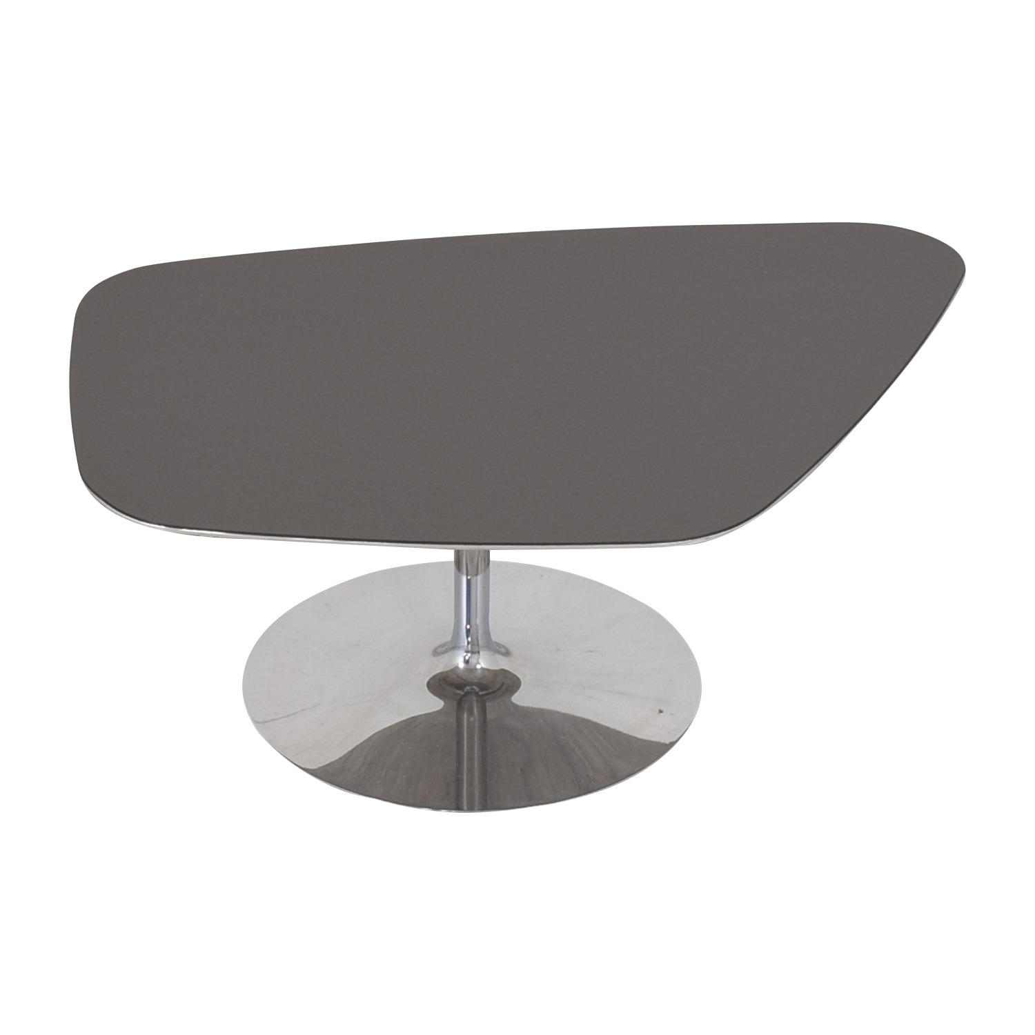 Flexform Dark Brown Metal Coffee Table - image-1