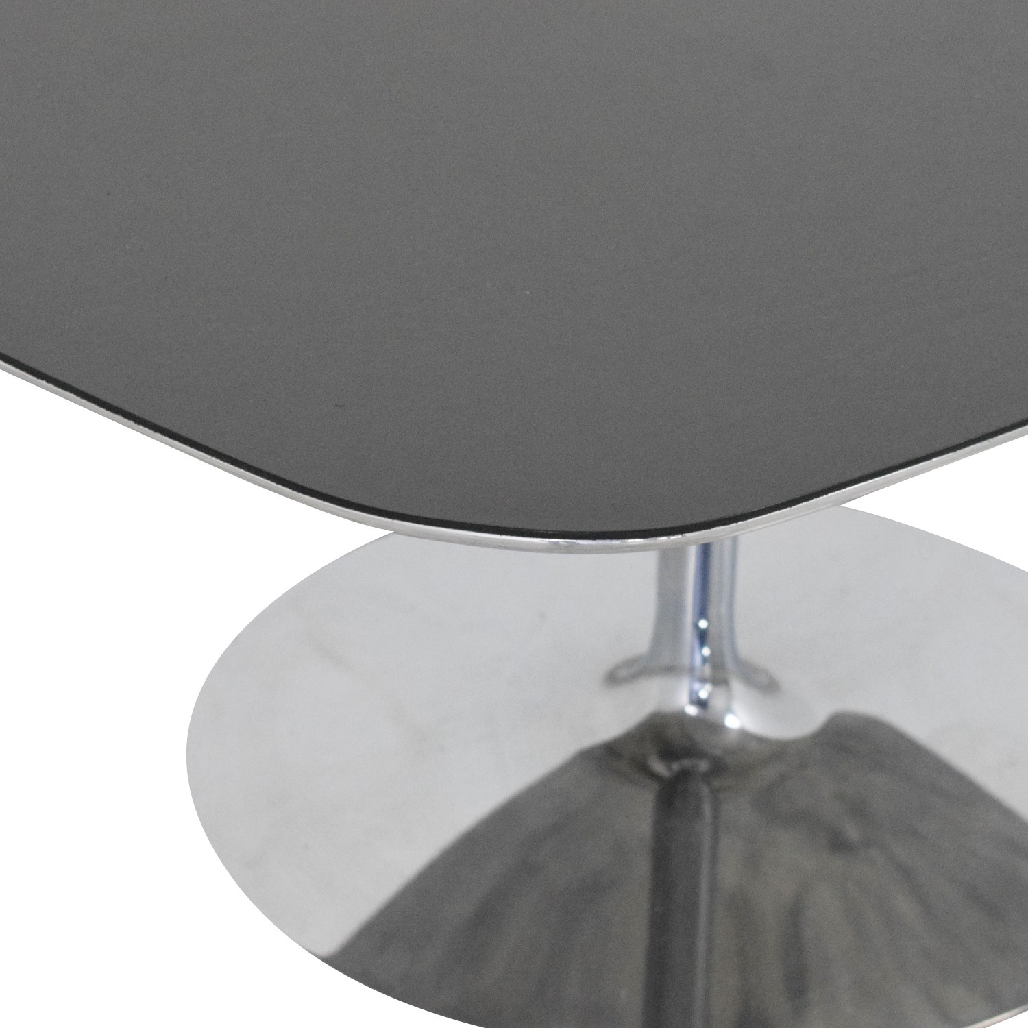 Flexform Dark Brown Metal Coffee Table - image-2