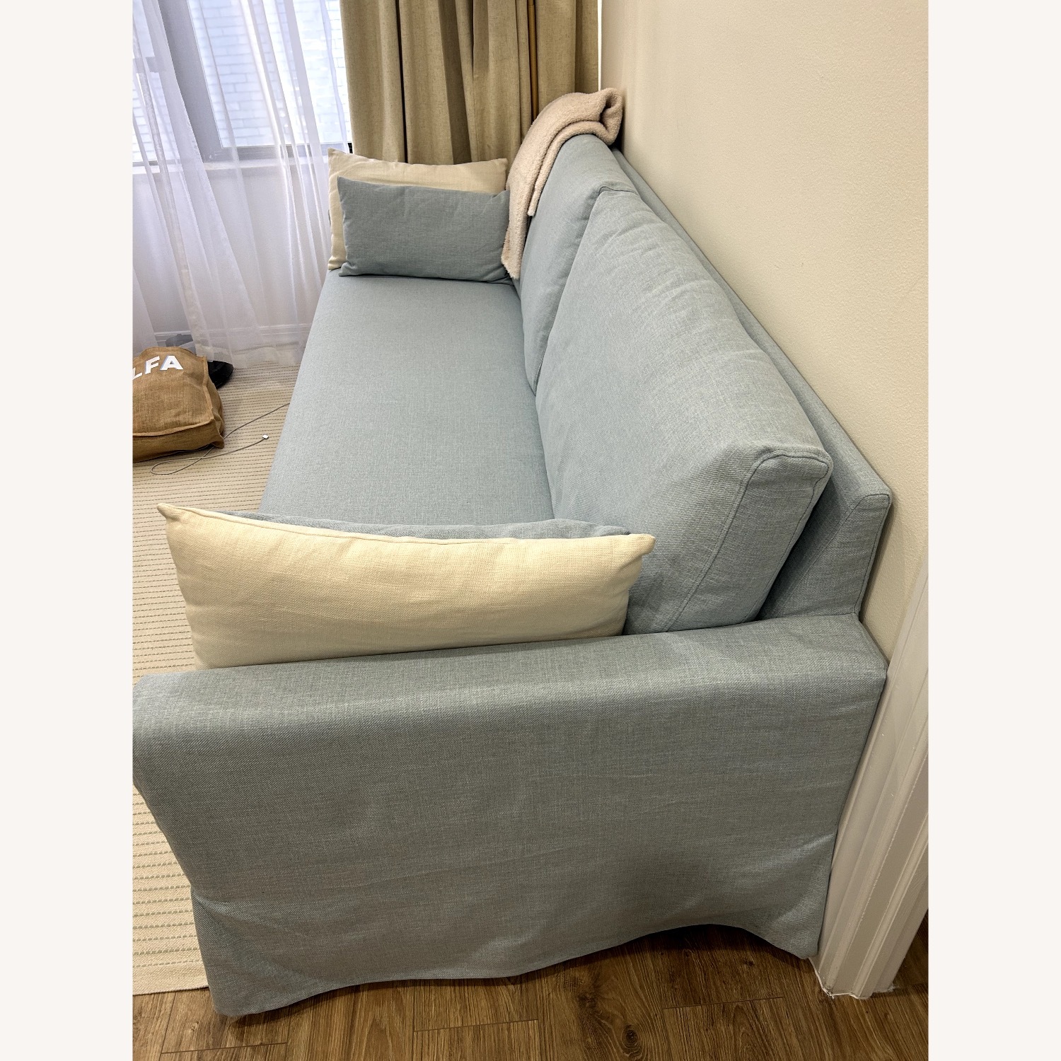 IKEA Hyltarp Blue 3+ Seater Sofa - image-1