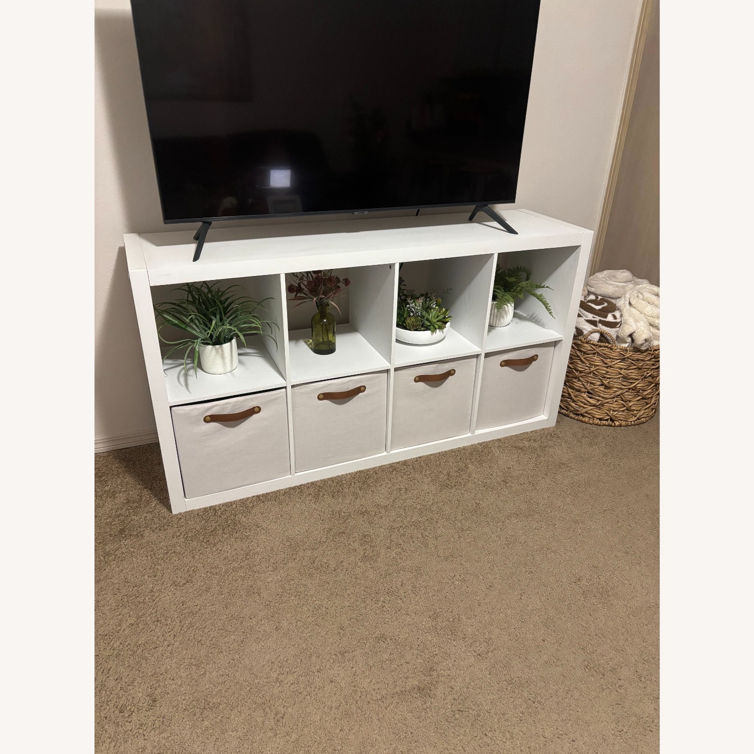 Better Homes and Gardens White Media Storage - image-1