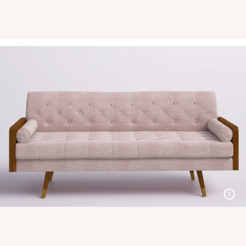 Used Wayfair Bel-Air 72.2" Mid Century Pink 3+ Seater Sofa for sale on AptDeco