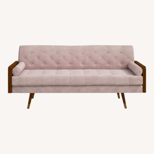 Used Wayfair Bel-Air 72.2" Mid Century Pink 3+ Seater Sofa for sale on AptDeco