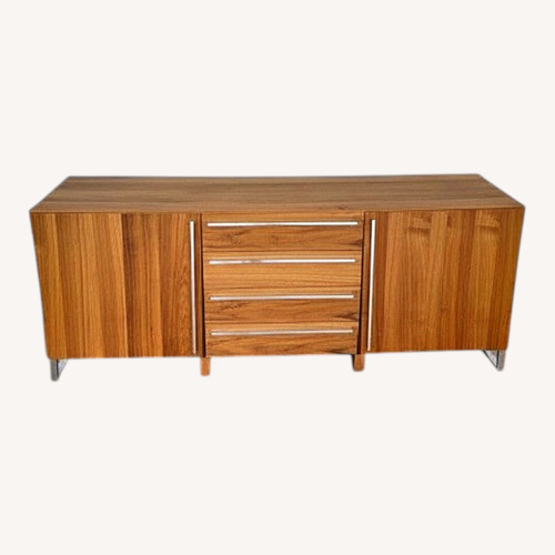 Used Natural Wood Veneer Sideboard for sale on AptDeco