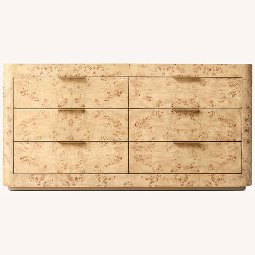 Used Restoration Hardware Bardot Burl Dresser for sale on AptDeco