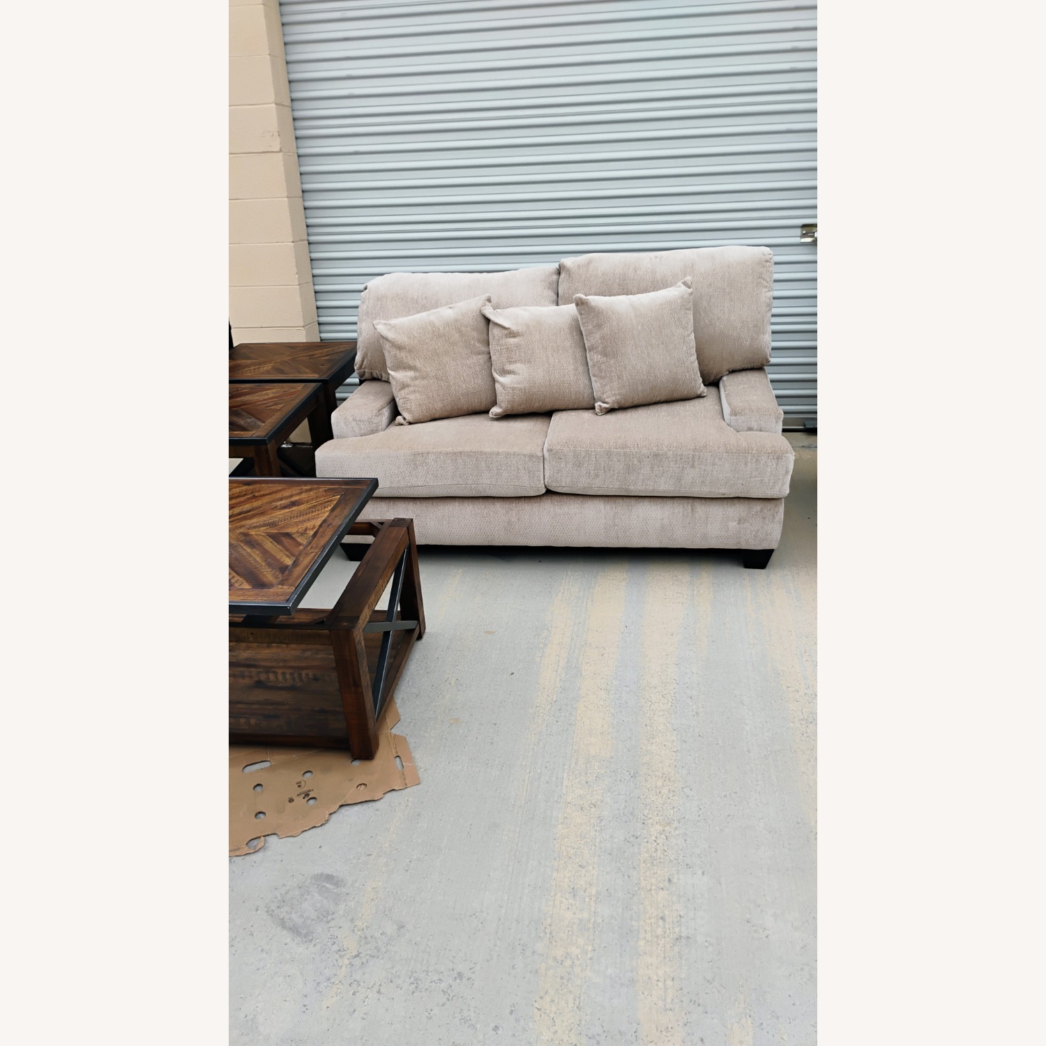 Light Brown 2 Piece Sectional - image-2
