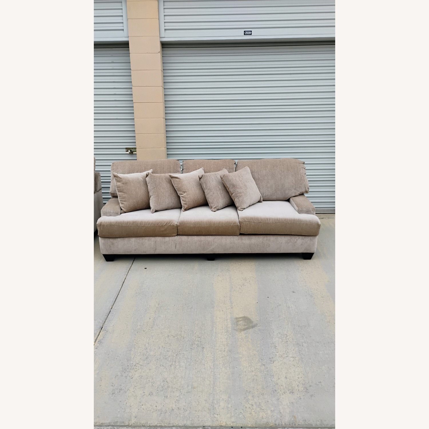 Light Brown 2 Piece Sectional - image-1