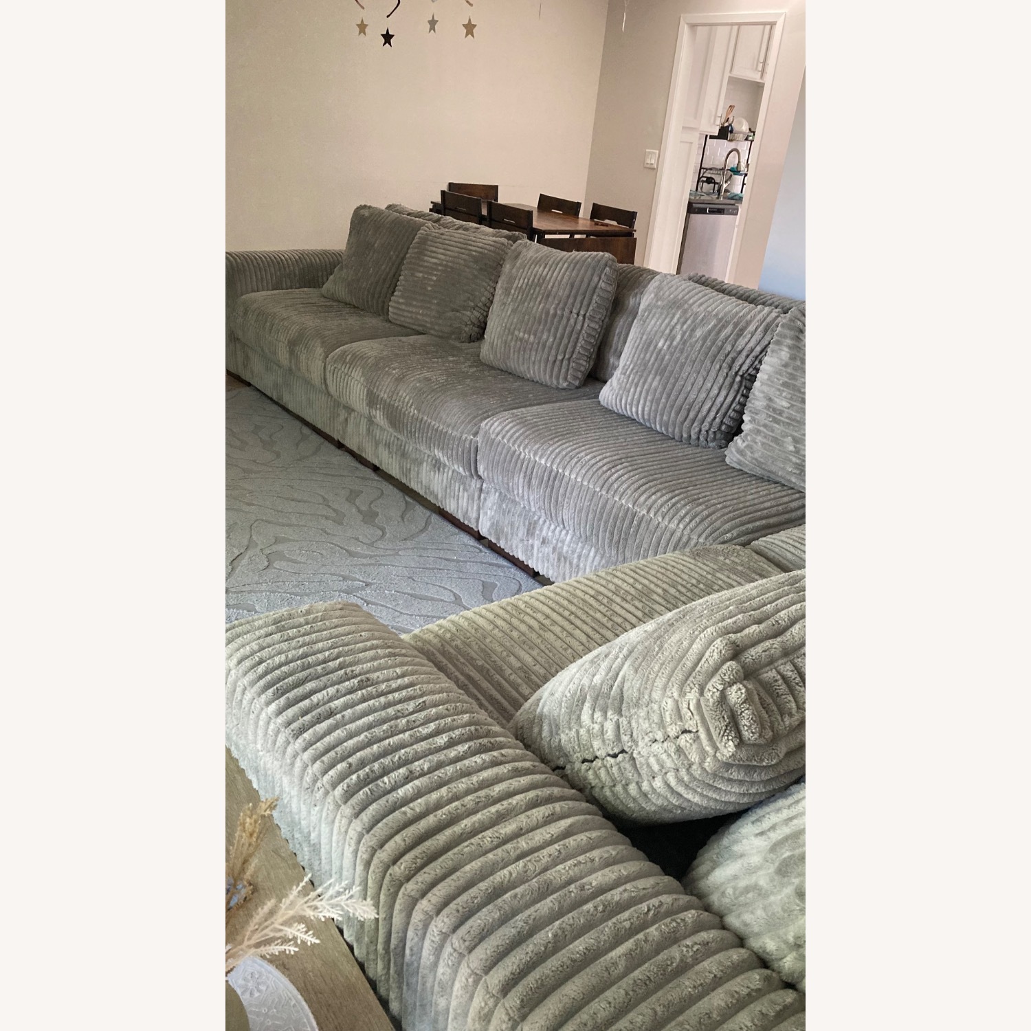Ashley Furniture Light Gray 3+ Piece Sectional - image-3