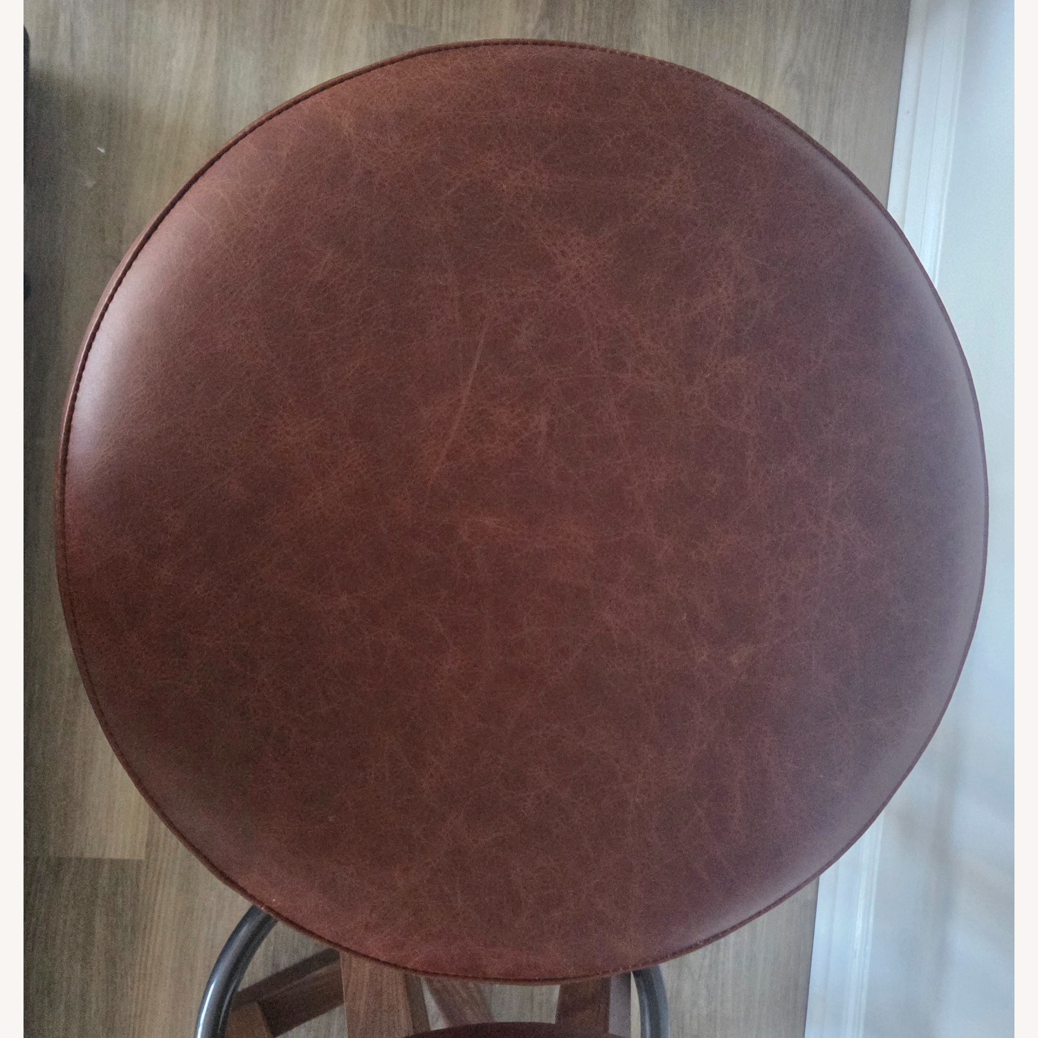 Perigold Artless X Swivel 26" Leather Counter Stools - 2 - image-4