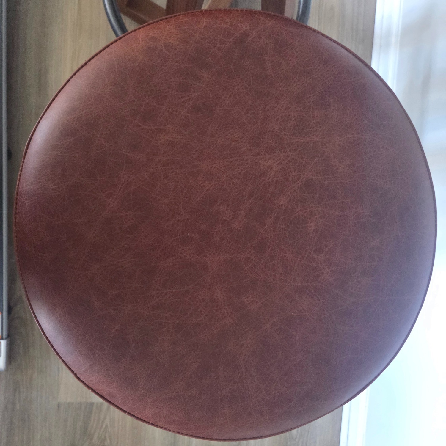 Perigold Artless X Swivel 26" Leather Counter Stools - 2 - image-5