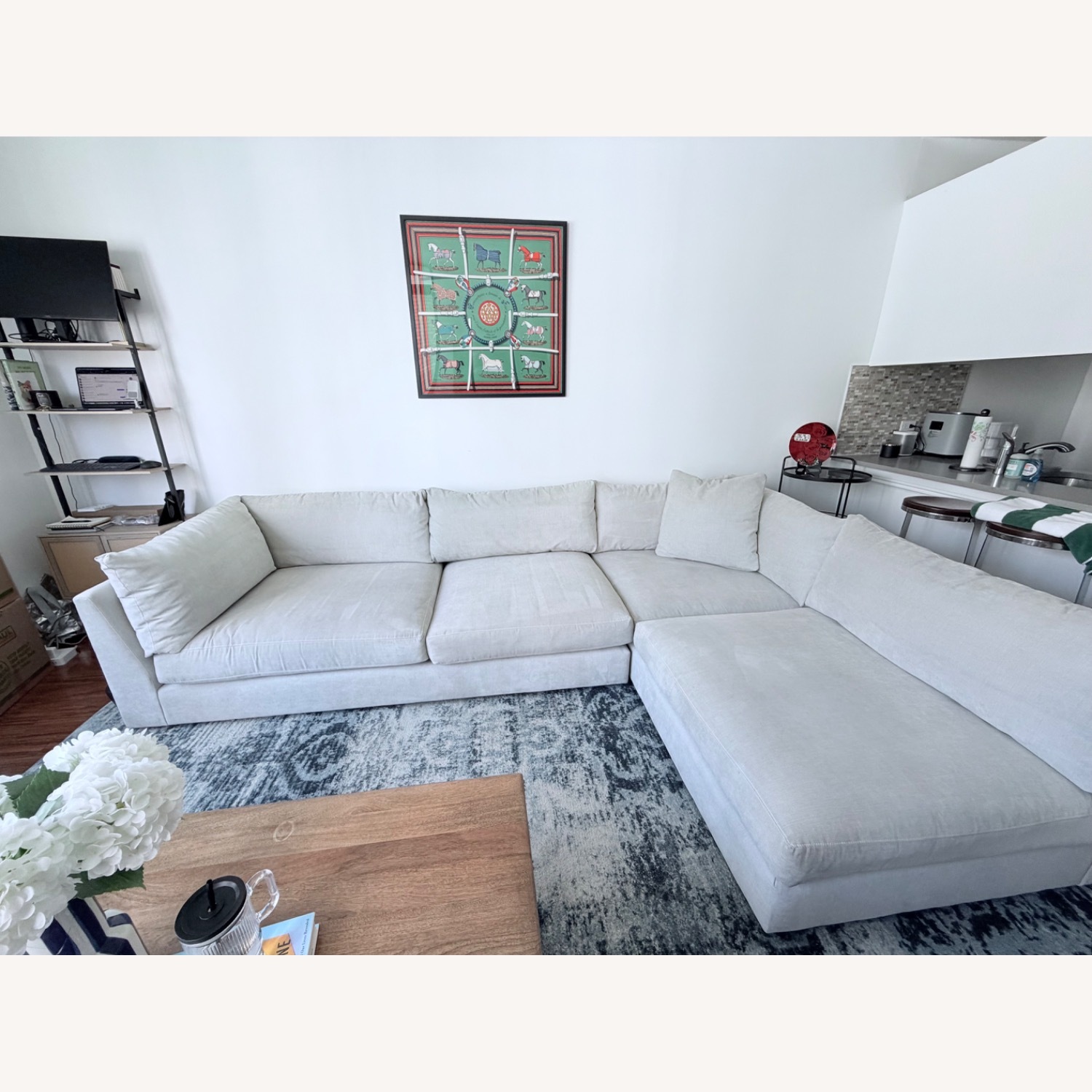 ABC Carpet and Home Natural 2 Piece Sectional - image-1