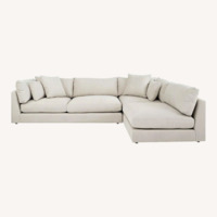 ABC Carpet and Home Natural 2 Piece Sectional