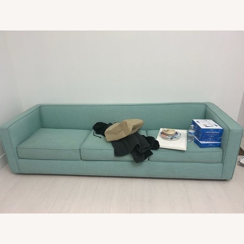 Used CB2 Club Modern 3-Seat Light Blue Sofa for sale on AptDeco