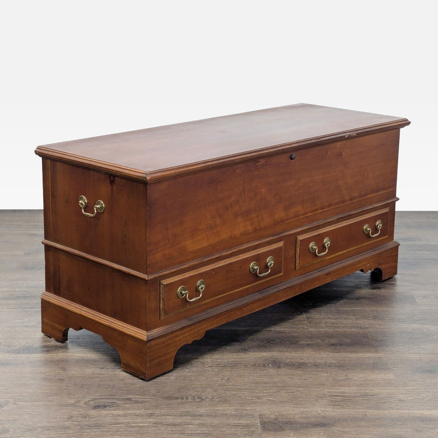Vintage Lane Cedar Lined Trunk - image-1