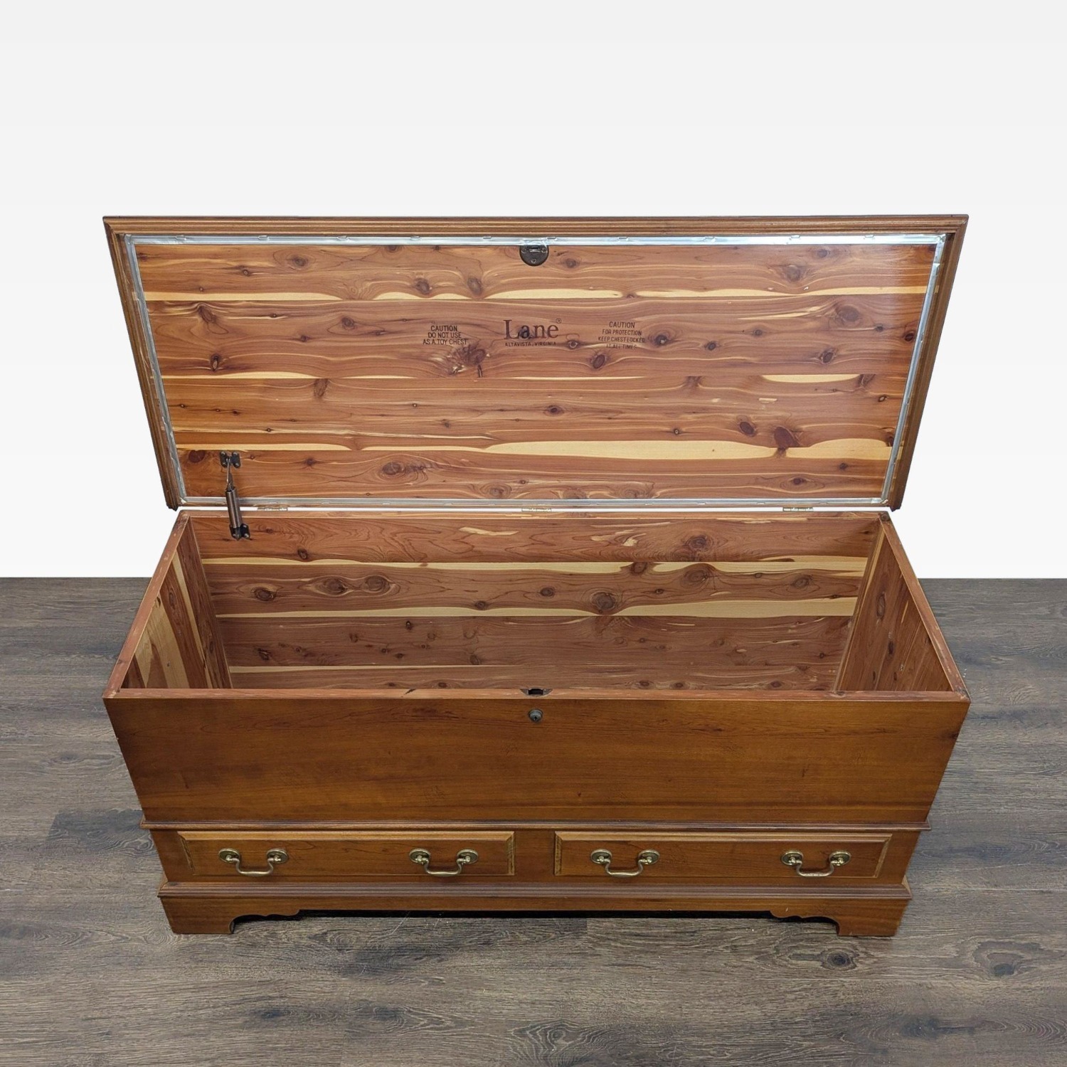 Vintage Lane Cedar Lined Trunk - image-7