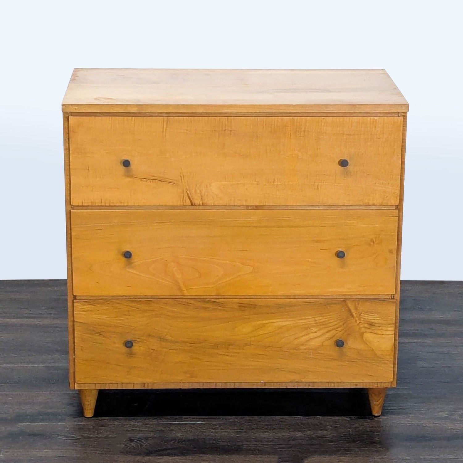 Mid-Century Modern 3-Drawer Solid Wood Dresser - image-11