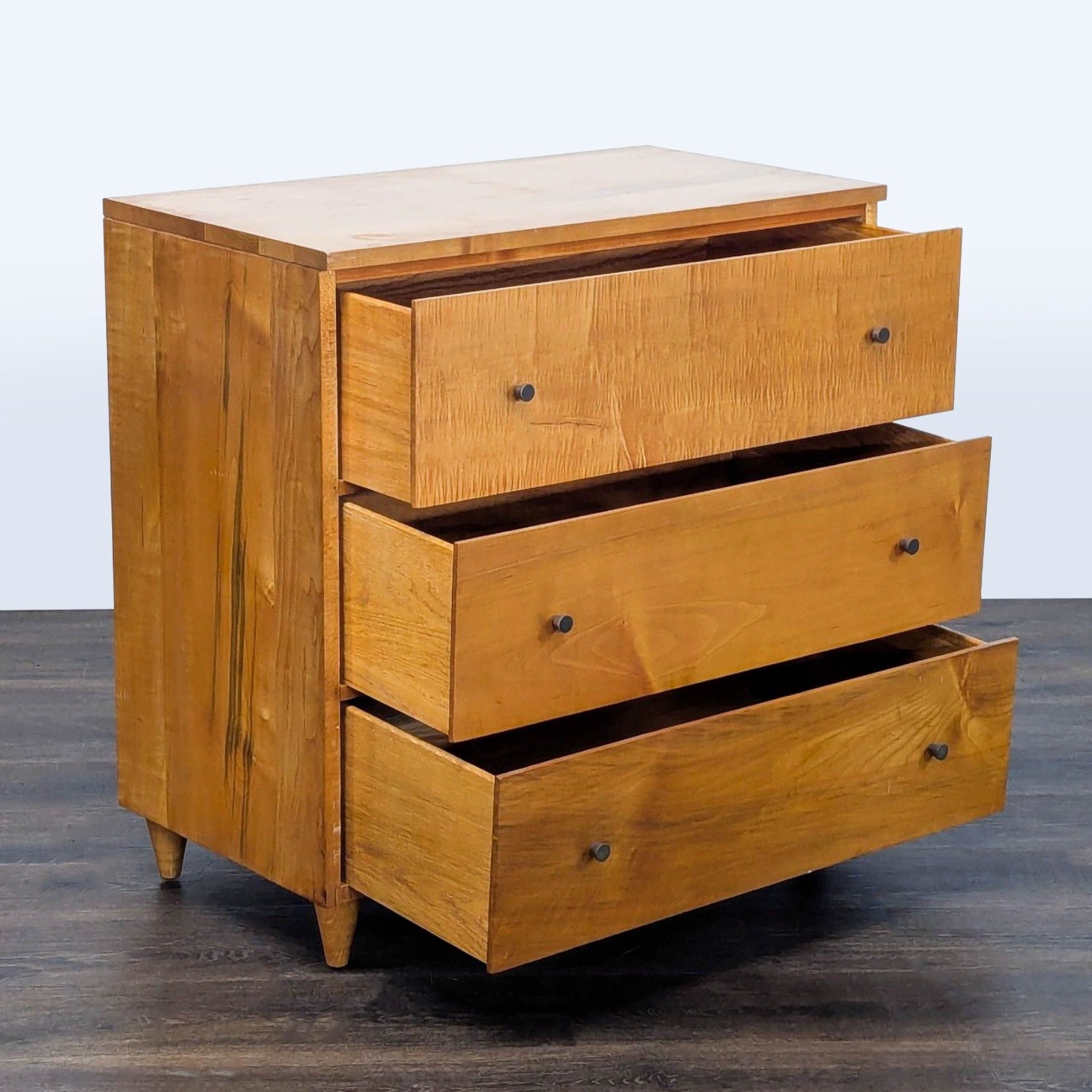 Mid-Century Modern 3-Drawer Solid Wood Dresser - image-10