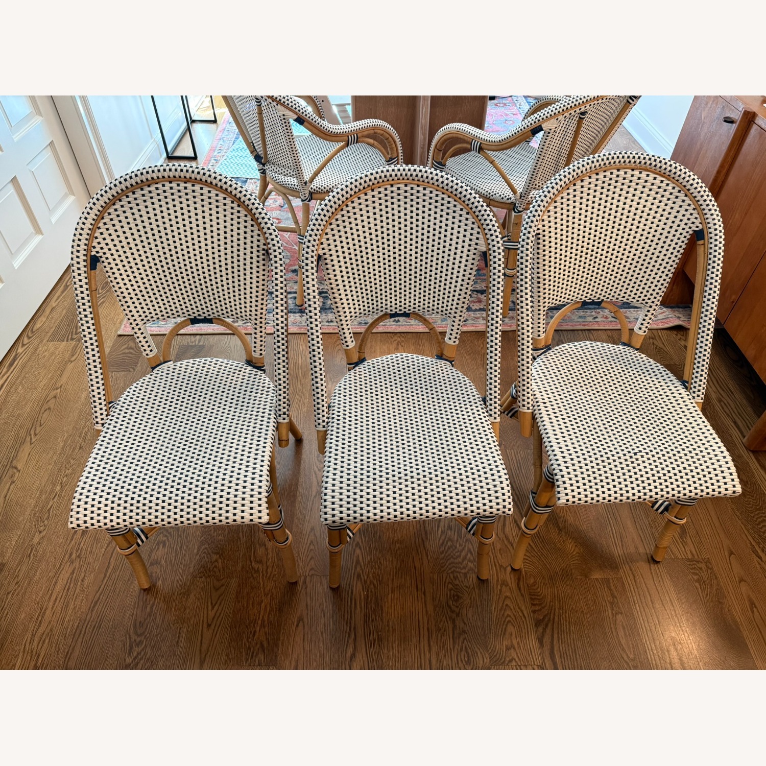 Serena & Lily Riviera Rattan Rattan Dining Chairs - image-4