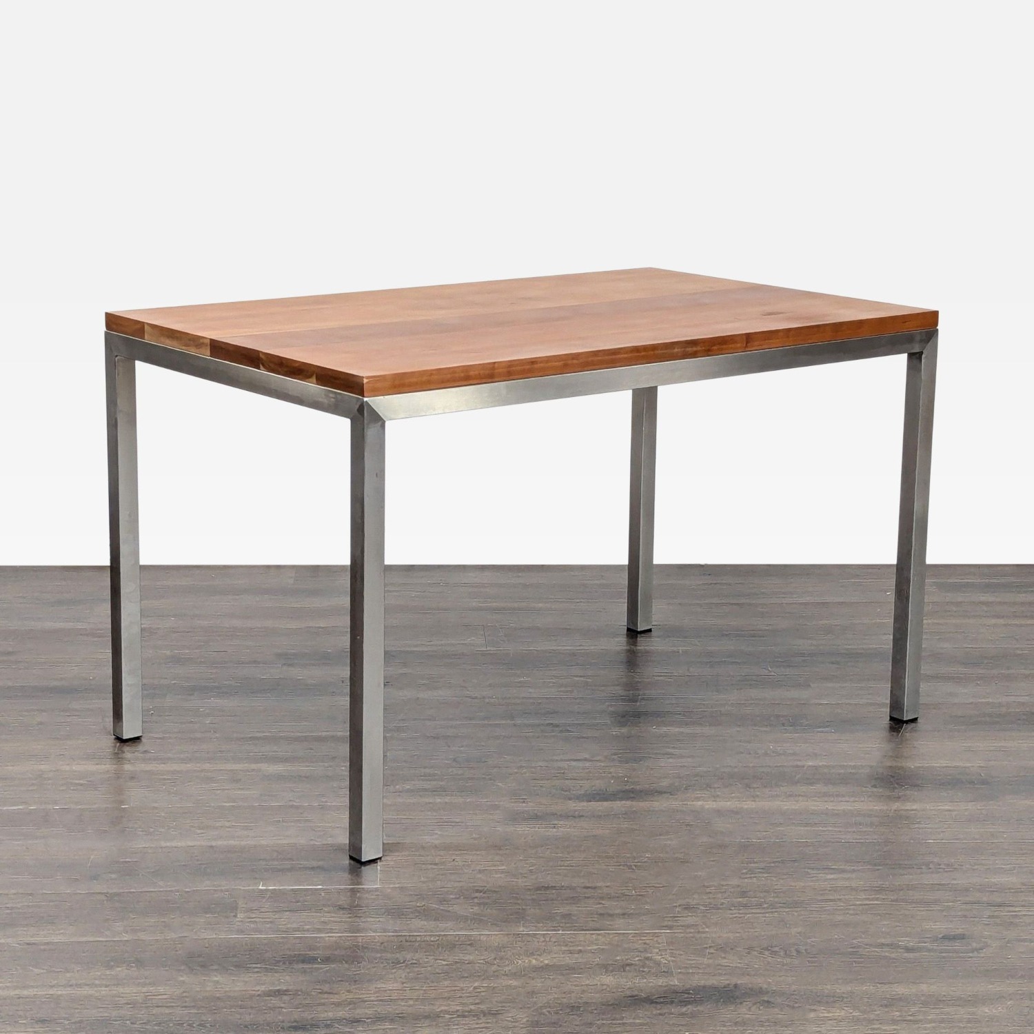 Wood Top Parsons Dining Table	 - image-4