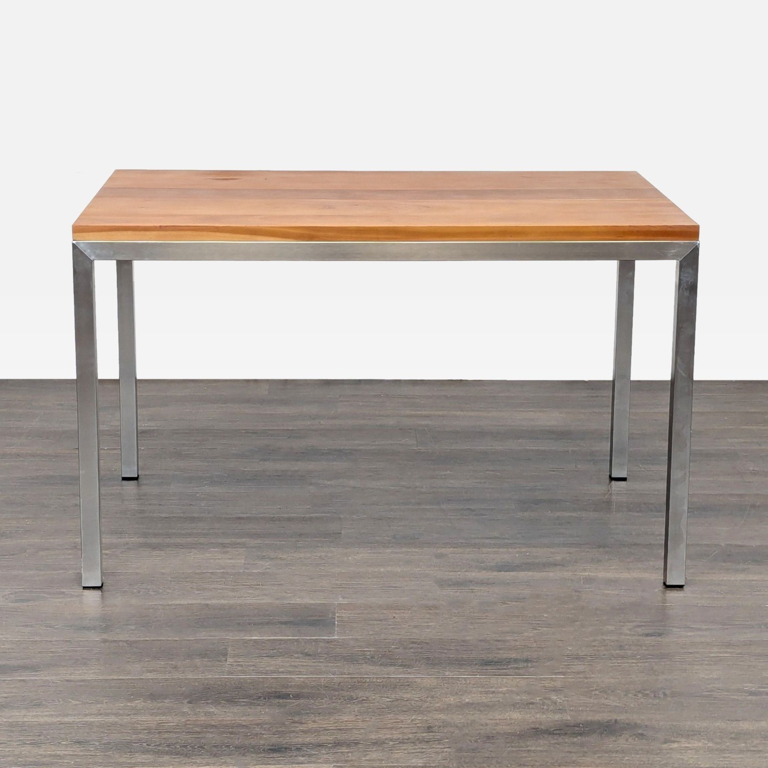 Wood Top Parsons Dining Table	 - image-6