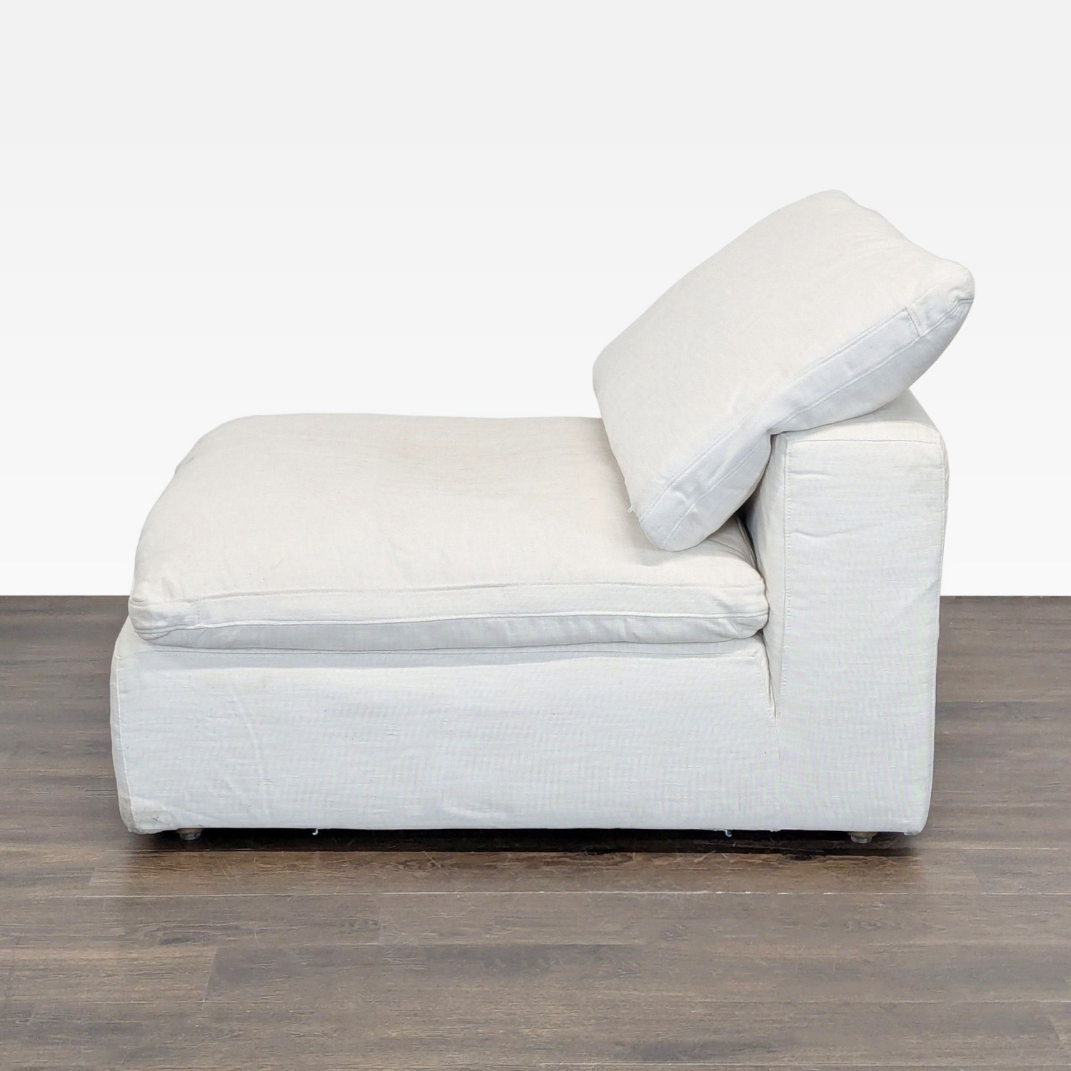 Restoration Hardware Cloud Armless Sectional Chair - image-3