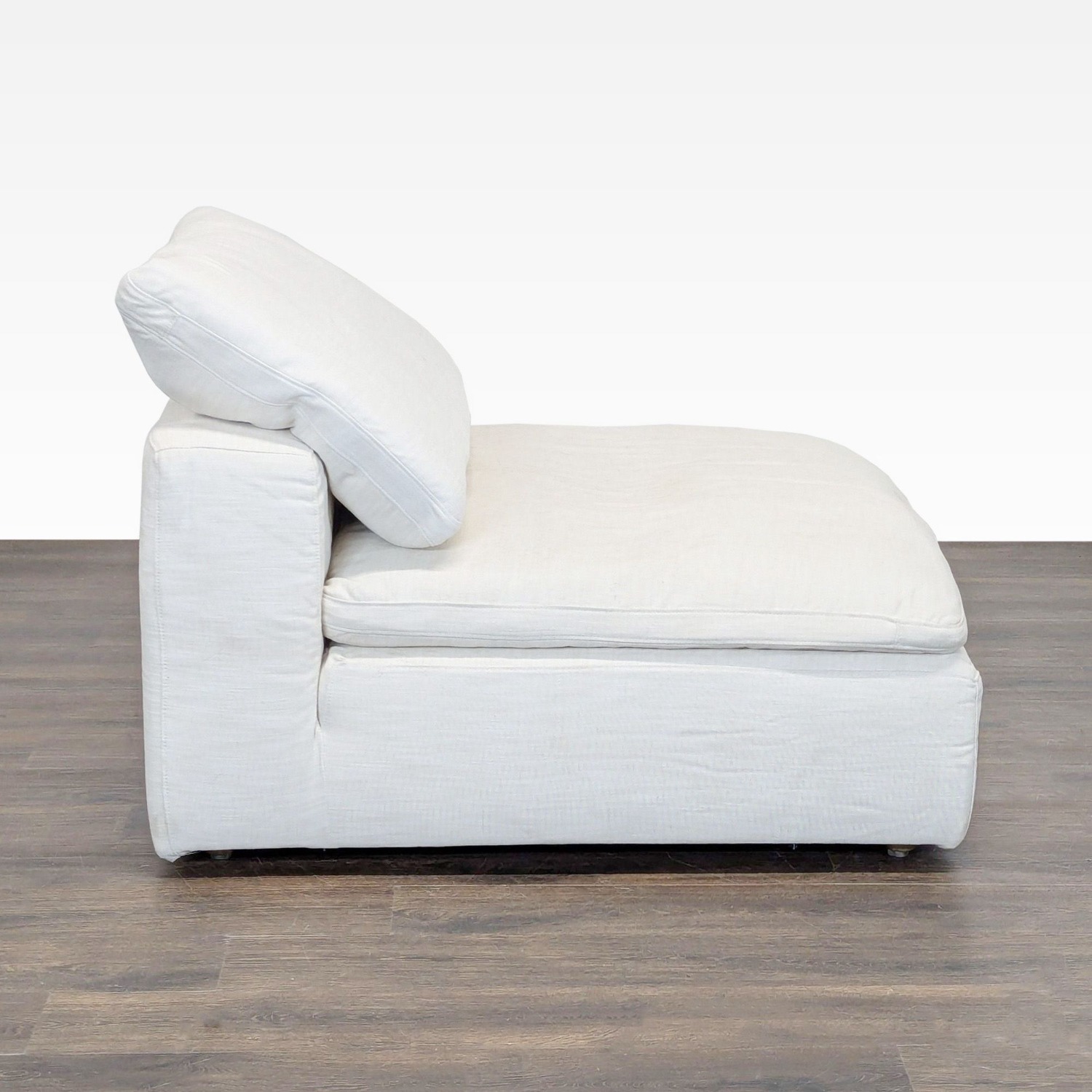Restoration Hardware Cloud Armless Sectional Chair - image-1