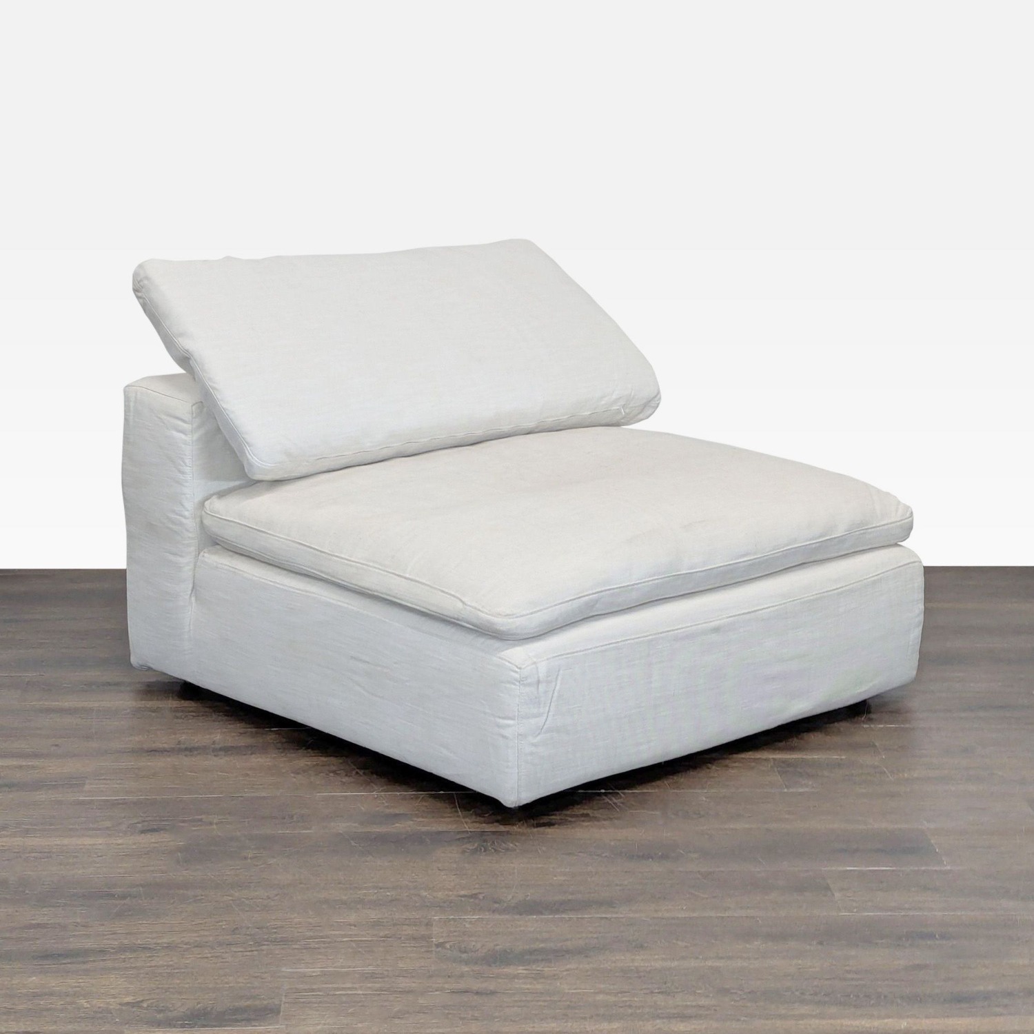 Restoration Hardware Cloud Armless Sectional Chair - image-5