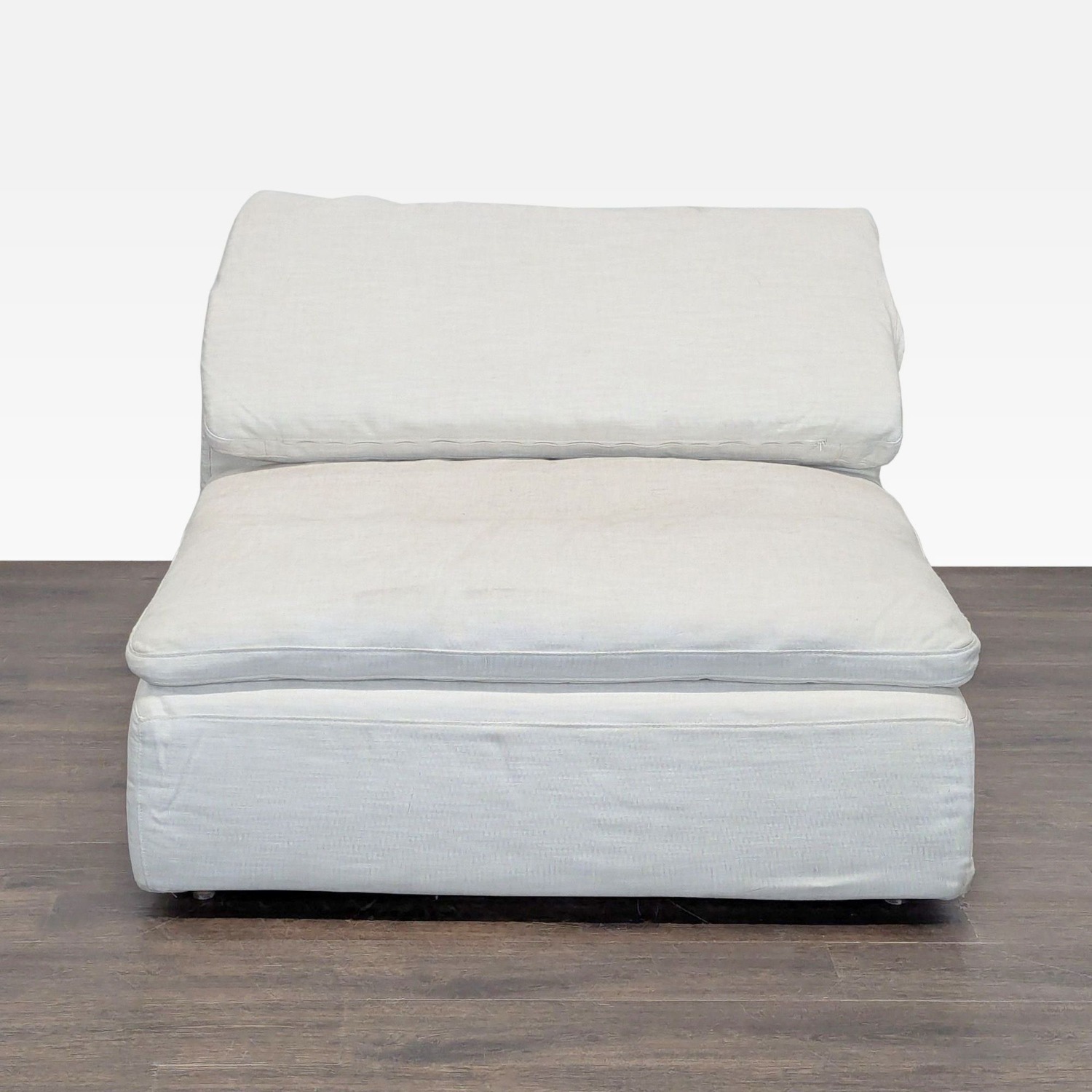 Restoration Hardware Cloud Armless Sectional Chair - image-6