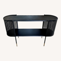 Vintage/Antique Black Wood Sideboard