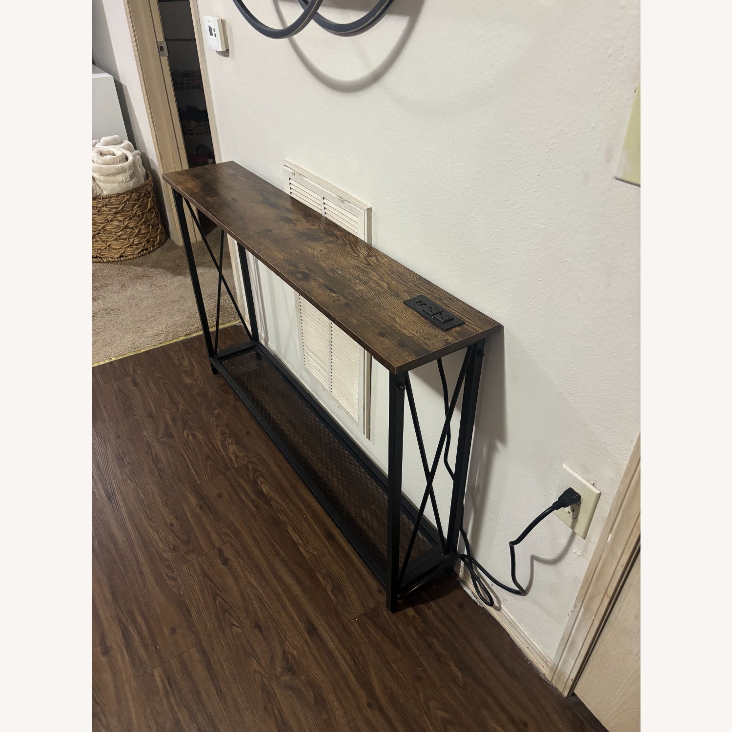 Bed Bath & Beyond Hoobro Black Wood Side Table - image-2