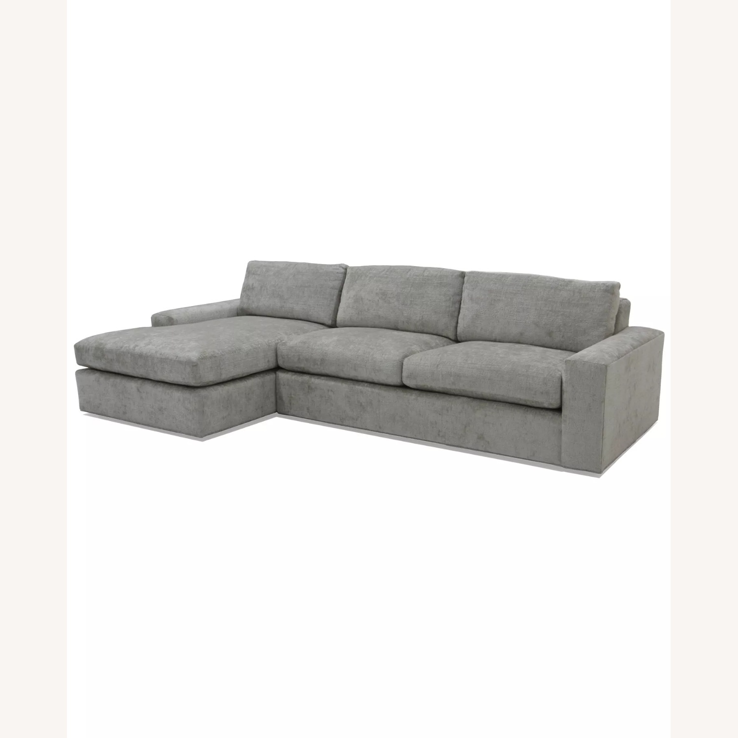 Macy's Light Gray Fabric Chaise Lounge - image-12