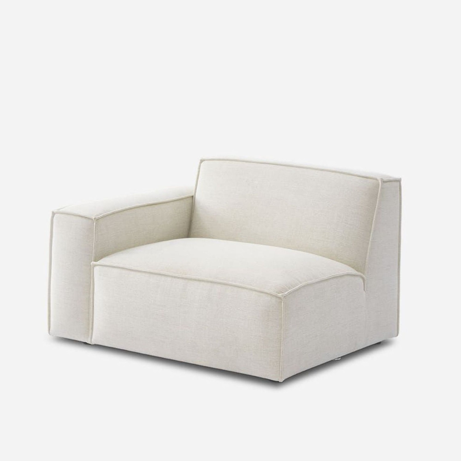 Castlery Jonathan Modern Left-Arm Creamy White - image-4
