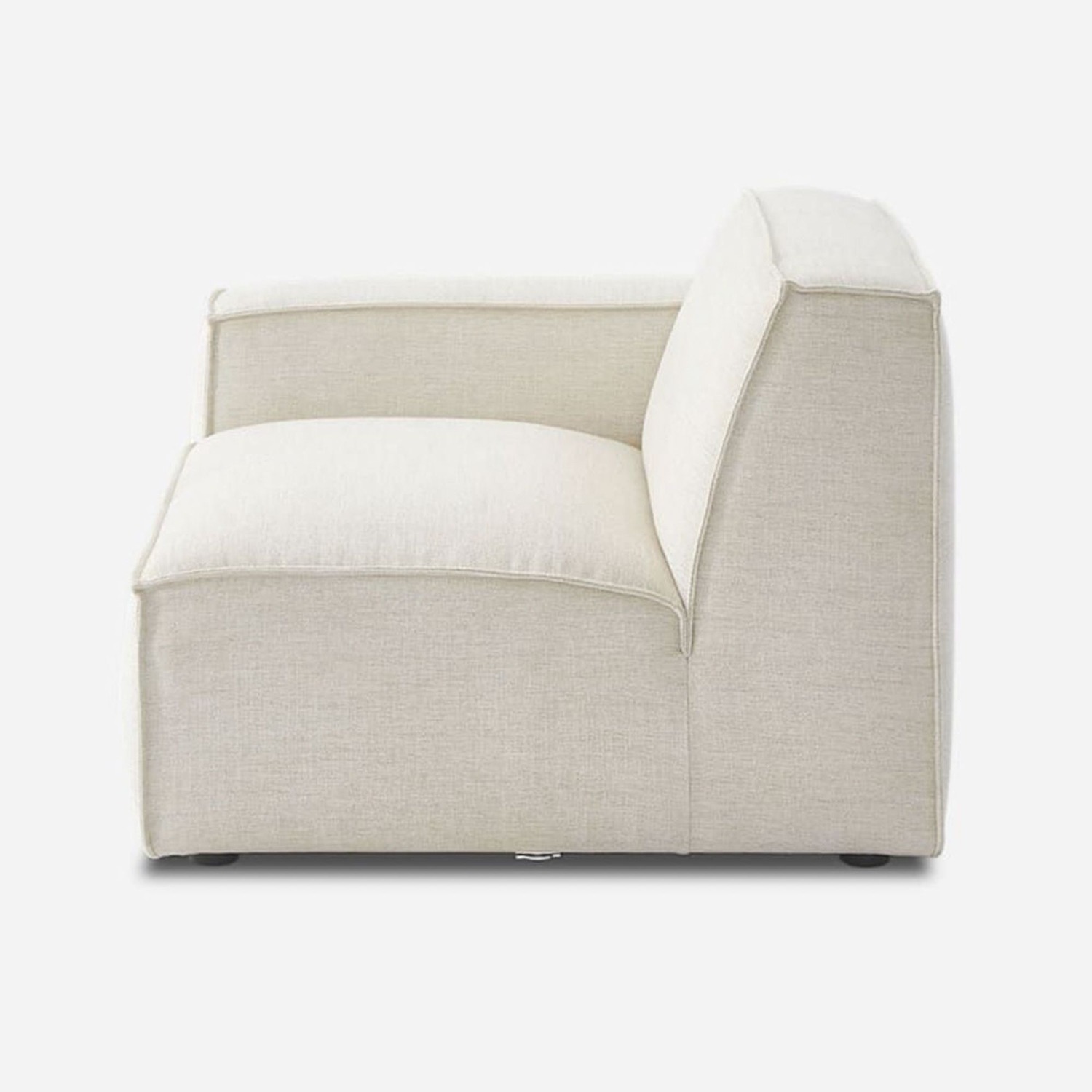 Castlery Jonathan Modern Left-Arm Creamy White - image-1