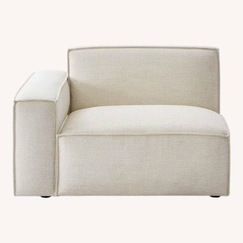 Used Castlery Jonathan Modern Left-Arm Creamy White for sale on AptDeco