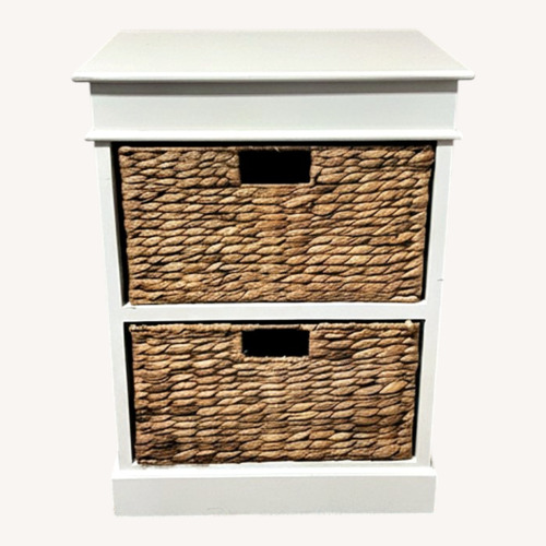 Used Home Goods White Wood Nightstands for sale on AptDeco