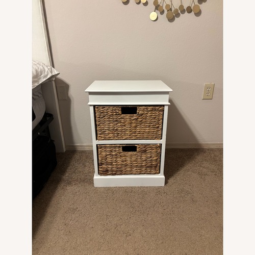 Used Home Goods White Wood Nightstands for sale on AptDeco