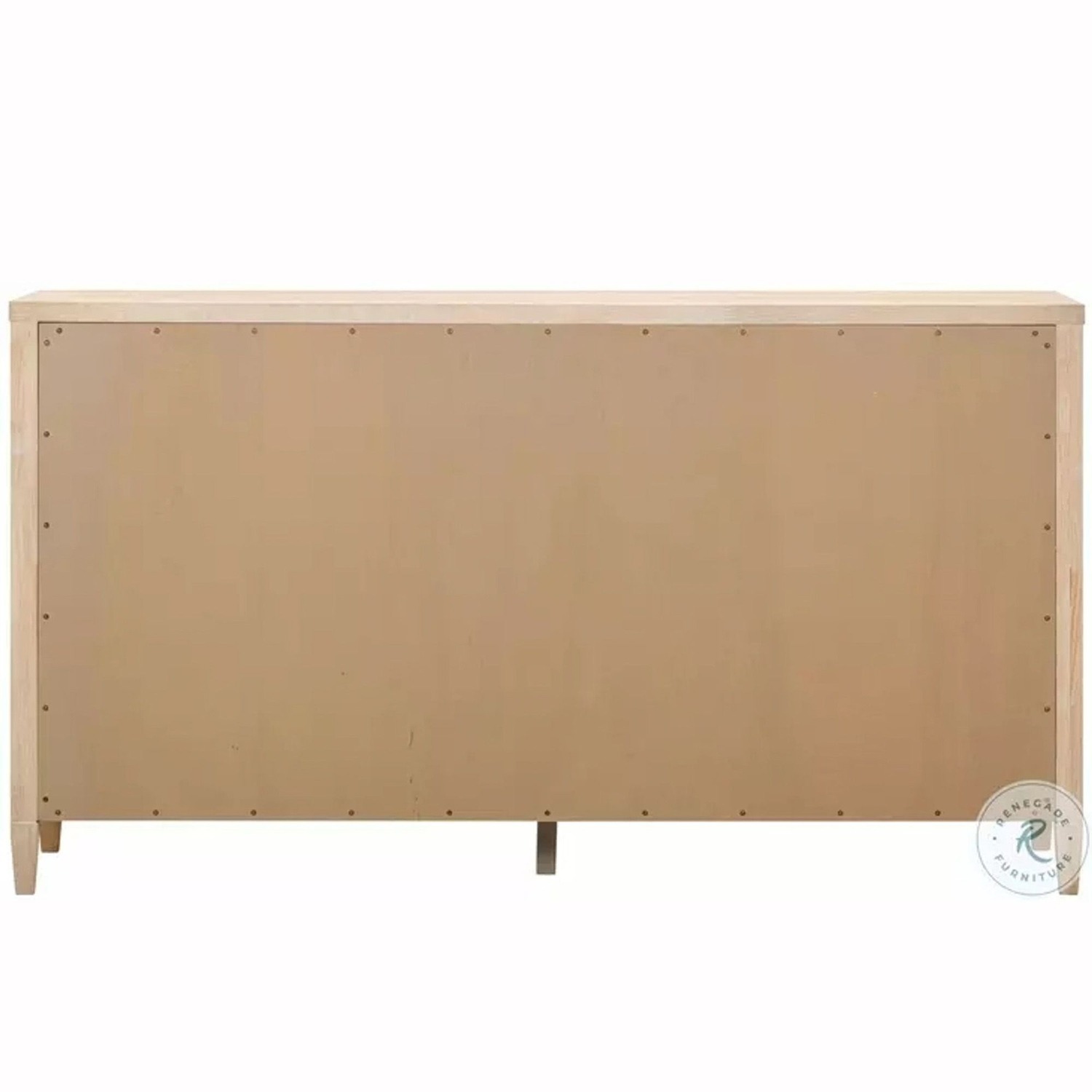 Bristol Park Whitewashed Oak Wood 6-Drawer Dresser - image-2