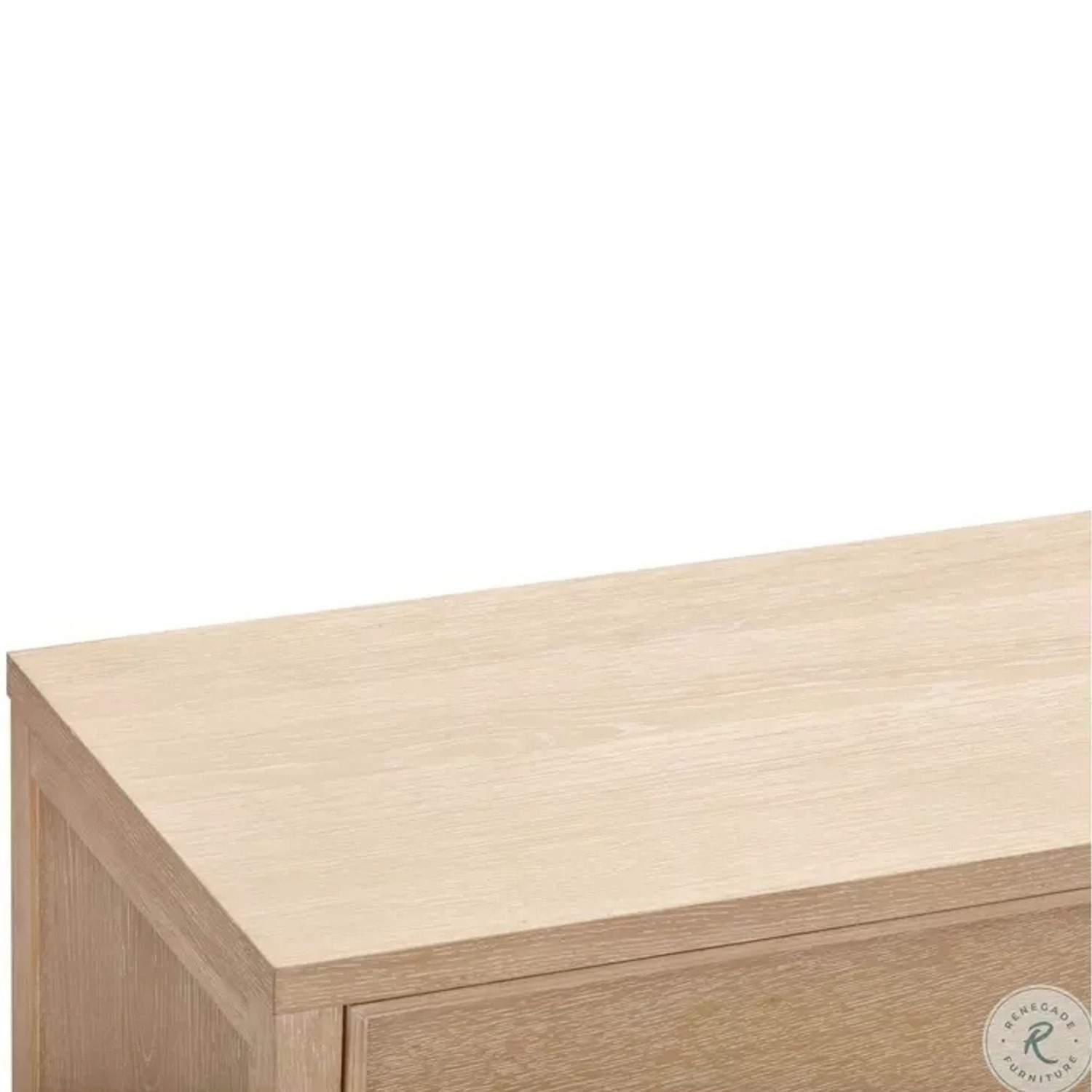 Bristol Park Whitewashed Oak Wood 6-Drawer Dresser - image-1