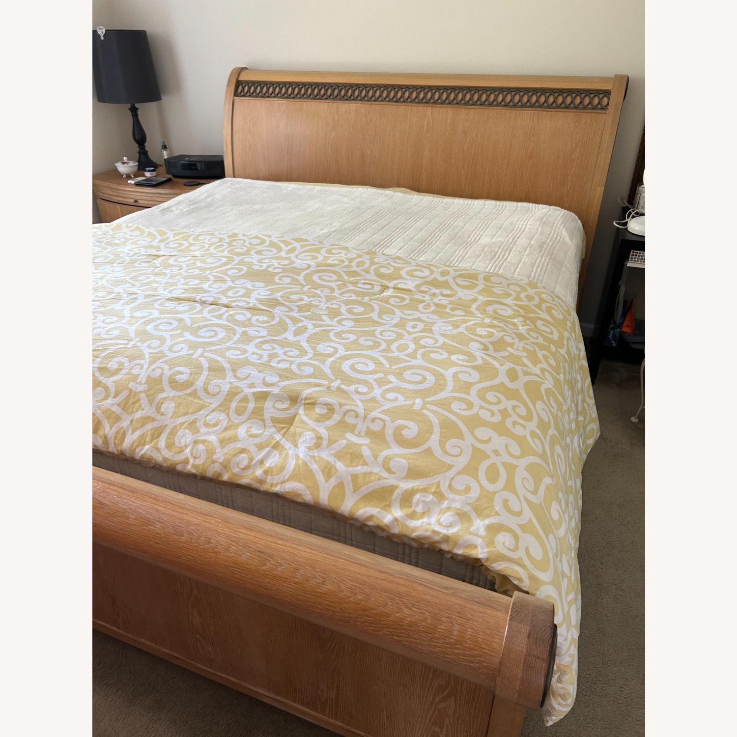 Lexington Furniture Light Brown King Bed - image-1