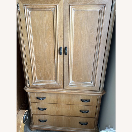 Used Lexington Furniture Light Brown Armoire for sale on AptDeco