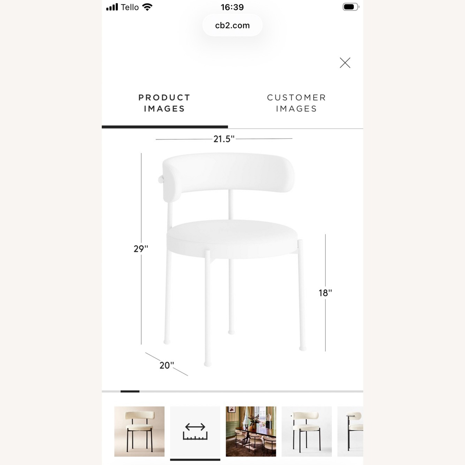 CB2 Dining Chairs - image-2