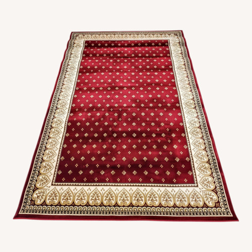 Used Red Fleur De Lis Sapphire Collection,7'10"x11'2"	 for sale on AptDeco