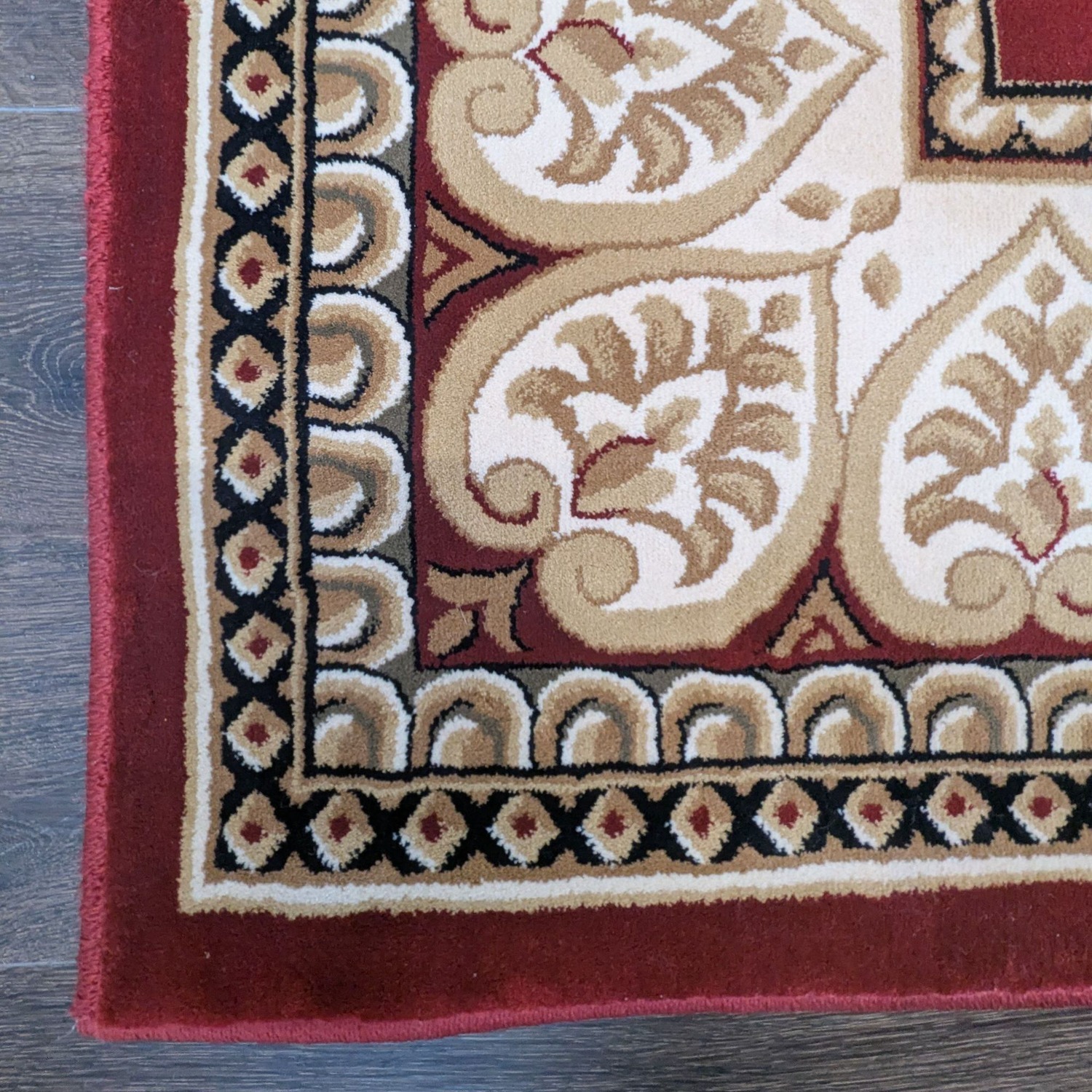 Red Fleur De Lis Sapphire Collection,7'10"x11'2"	 - image-4