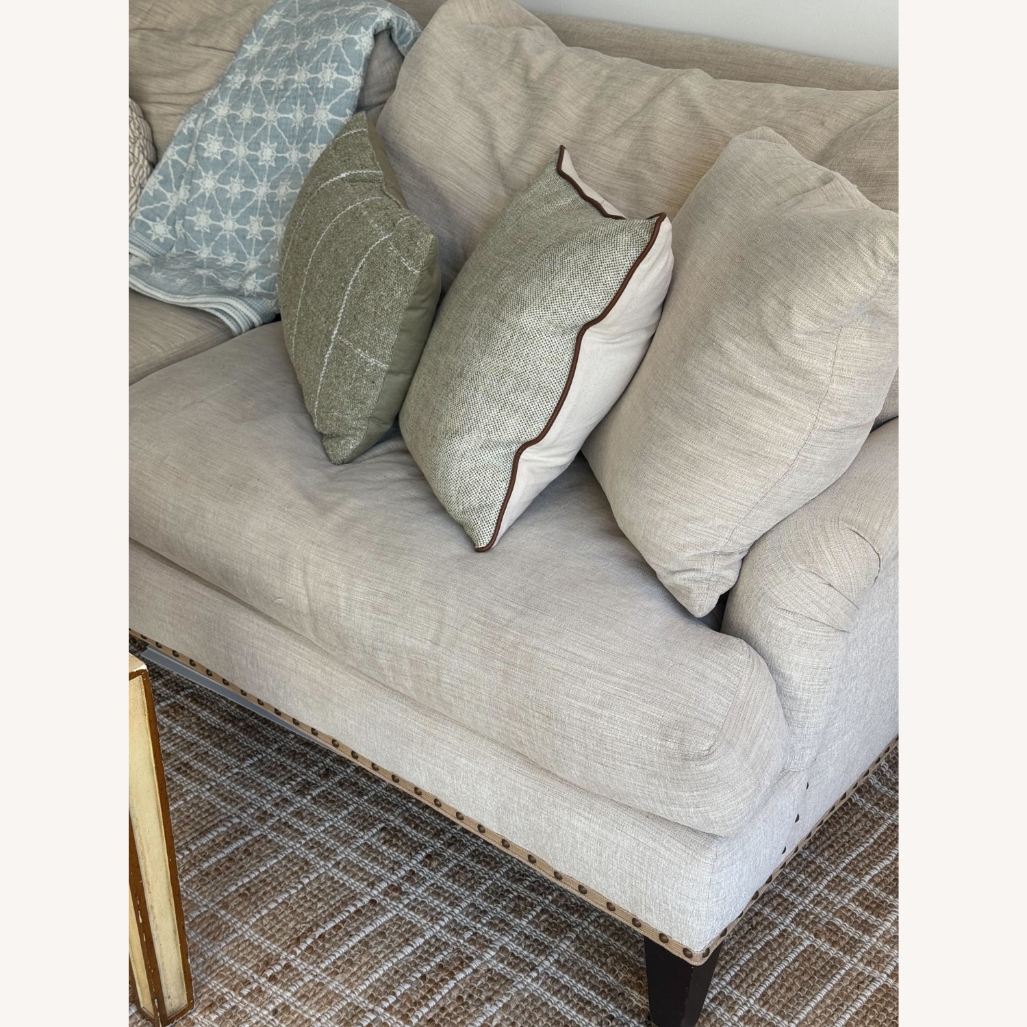 Lee Industries Beige Couch - image-3