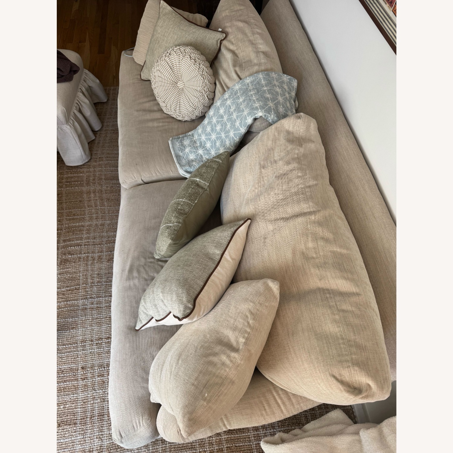 Lee Industries Beige Couch - image-2