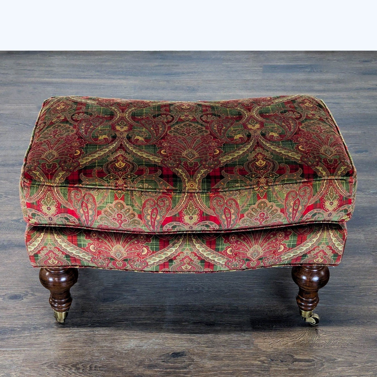 Lillian August Paisley Ottoman - image-3